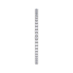 14K white Gold Tennis Bangle 5.00 CTW