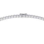 14K white Gold Tennis Necklace 20.00 CTW