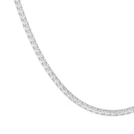 Platinum Tennis Necklace 15.00 CTW