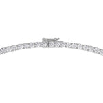 Platinum Tennis Necklace 15.00 CTW