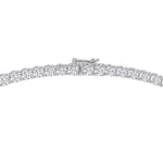 14K white Gold Tennis Necklace 20.00 CTW