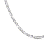 14K yellow Gold Tennis Necklace 25.00 CTW