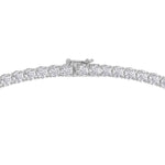 14K white Gold Tennis Necklace 25.00 CTW