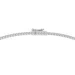 14K white Gold Tennis Necklace 5.00 CTW